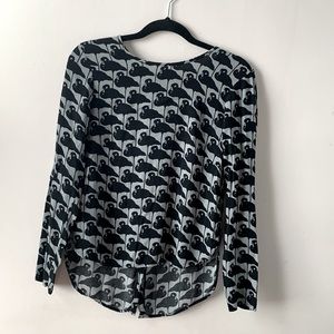 « H&M » Super cute flamingo motif blouse